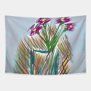 Flowers in the Vase Tapestry