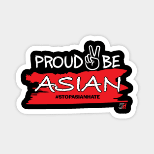 Proud 2 (Peace) Asian T-Shirt Magnet