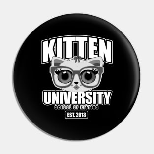 Kitten University - Grey Pin