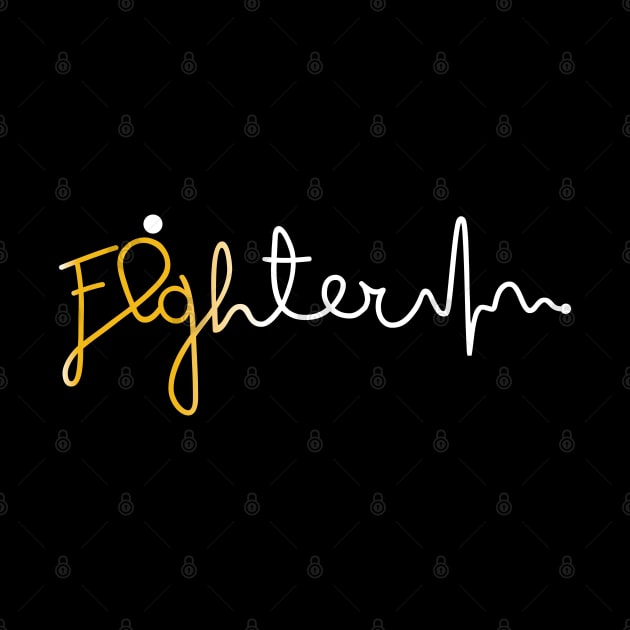 Fighter- Childhood Cancer Gifts Childhood Cancer Awareness by AwarenessClub