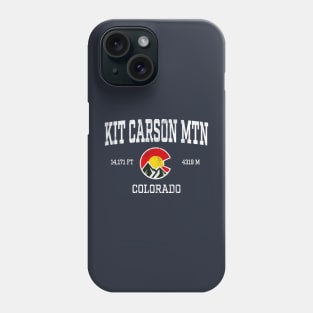 Kit Carson Mountain Colorado 14ers Vintage Athletic Mountains Phone Case