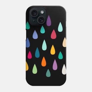 Rainbow Raindrops Jewelled Multicolour Colourful Phone Case