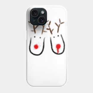 Pair of Reindeer Boobs Phone Case