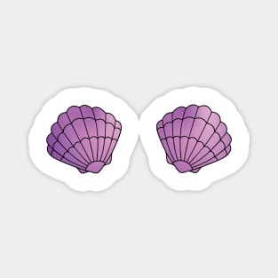 Mermaid Shells Bra Magnet