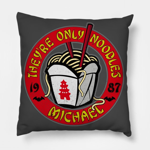 They're only Noodles< Michael Pillow by BOEC Gear