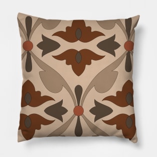 vintage seamless flower theme pattern Pillow