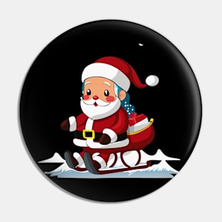 Christmas Santa Claus Pin