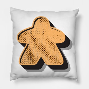 Retro Board Game Meeple Pillow