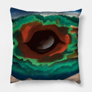 High Resolution Pool in the Woods by Georgia O'Keeffe 1922 Pillow