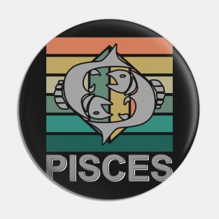 Pisce's Vintage Zodiac Pin