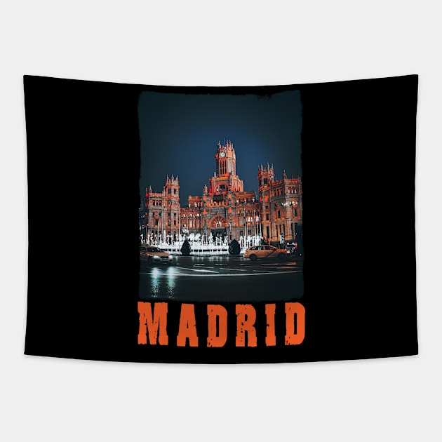 madrid Tapestry by teehood