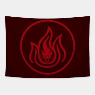 Fire Nation Dragon Tapestry