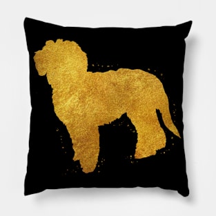 Goldendoodle golden art Pillow