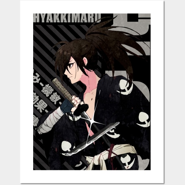 Dororo - Hyakkimaru - yokai - fanart - anime - manga - samurai - assassin -  fantasy - Painting - Poster - Wall Art - 4x6, 8x11 12x18 Print