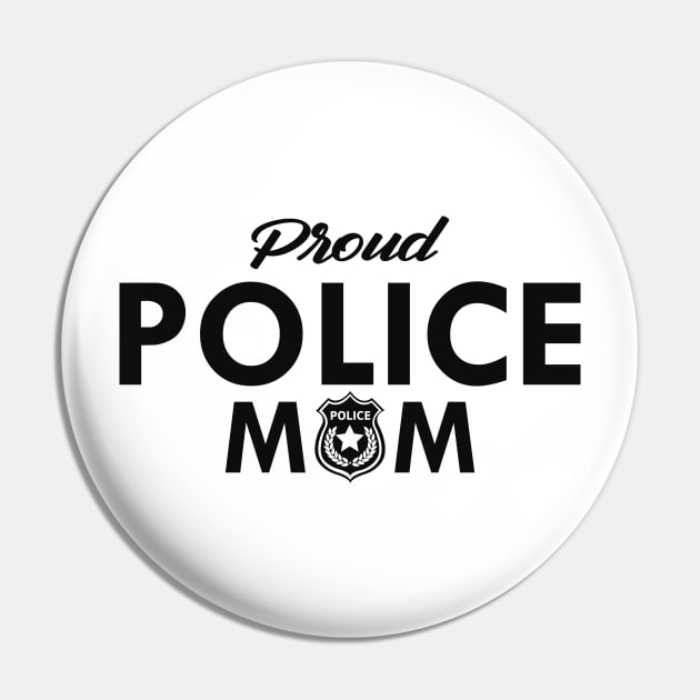 Police Mom Pin by KC Happy Shop