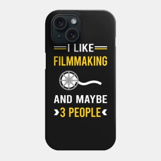 3 People Filmmaking Filmmaker Film Making Phone Case