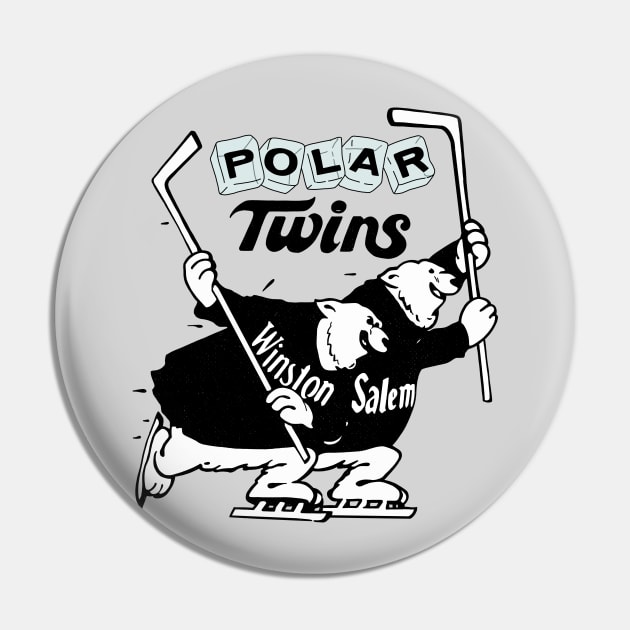 Defunct Winston Salem Polar Twins Hockey 1975 Pin by LocalZonly