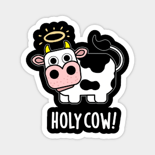 Holy Cow Cute Animal Pun Magnet