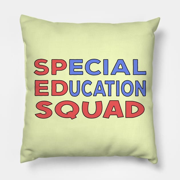 Special Education Squad Pillow by DiegoCarvalho