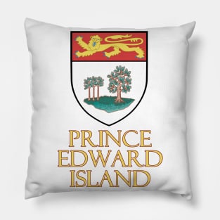 Prince Edward Island, Canada - Coat of Arms Design Pillow