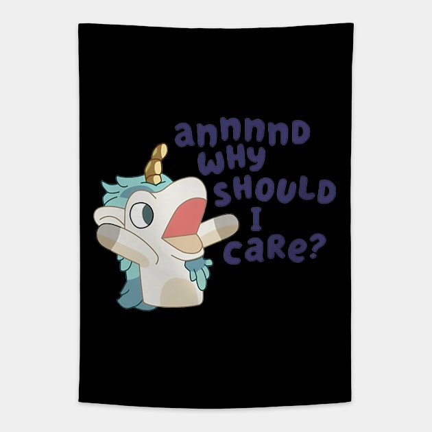 unicorse funny forever Tapestry by Geometc Style