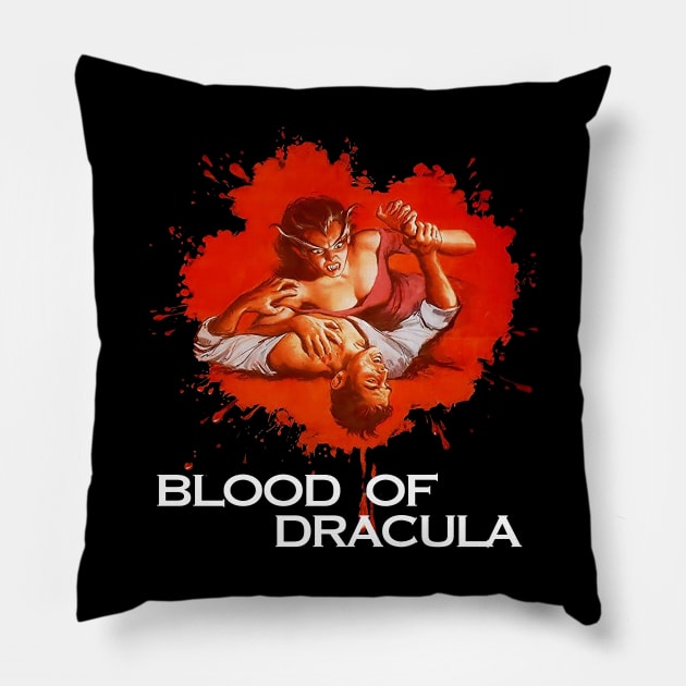 Blood of Dracula Pillow by Pop Culture Entertainment