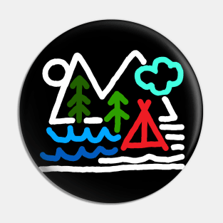 Camp Sign Area Pin