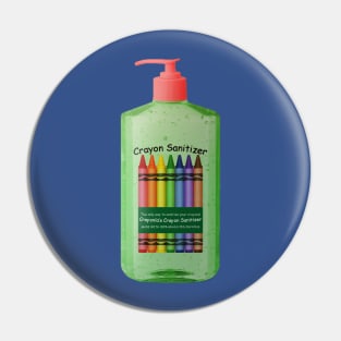 crayon sanitizer Pin