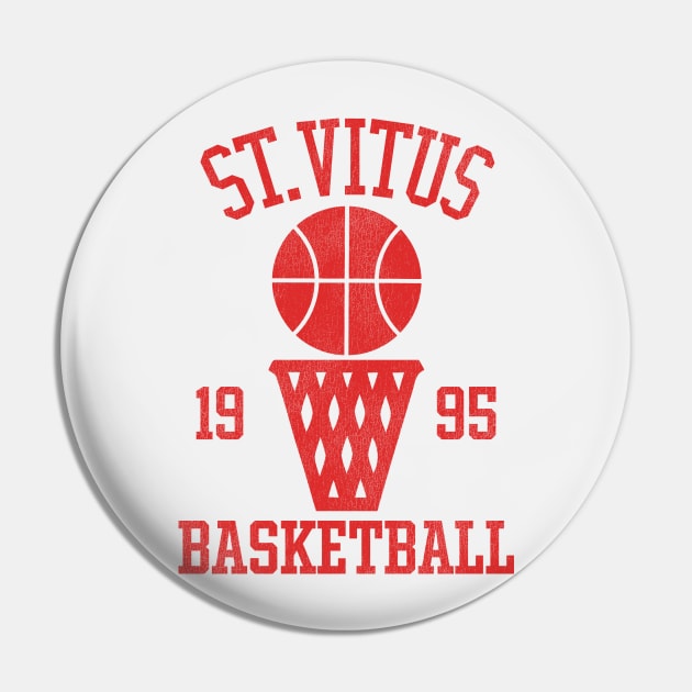 St. Vitus Cardinals Basketball Diaries Camp Jersey Pin by darklordpug