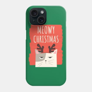 Christmas Cat Merry Christmas Holiday Phone Case