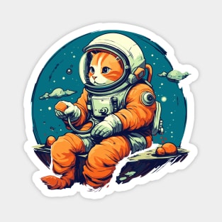 Meowstronaut Magnet