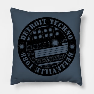 909 Drum Machine Detroit Techno Pillow