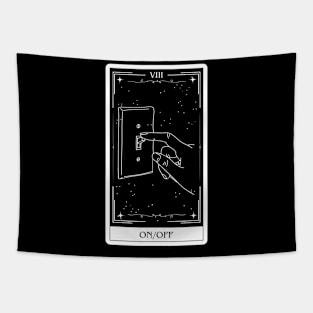 On/Off Dnd 5e Spells Tarot Card Dungeons and Dragons Gift Tapestry