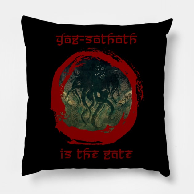 Yog-Sothoth is the Gate Pillow by lilmousepunk