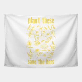 Plant and Save The Bees Tapestry