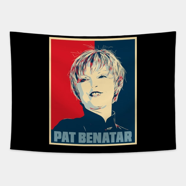 Pat Benatar Hope Poster Art Tapestry by Odd Even