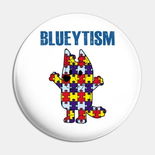 Bluetism Awareness Puzzle Pin