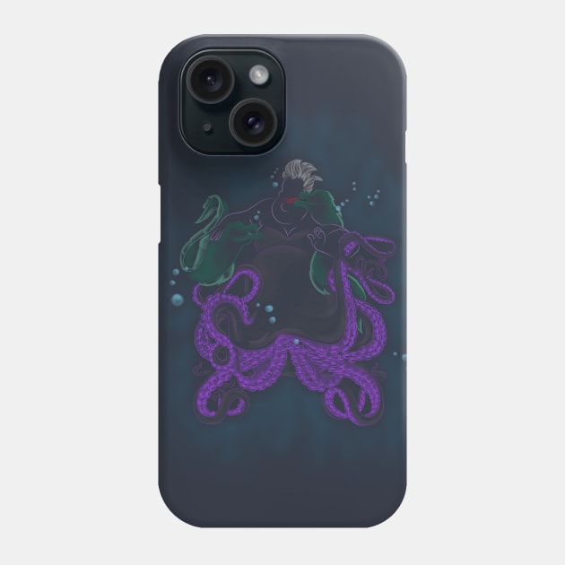 Ursula sea Phone Case by Edwoody