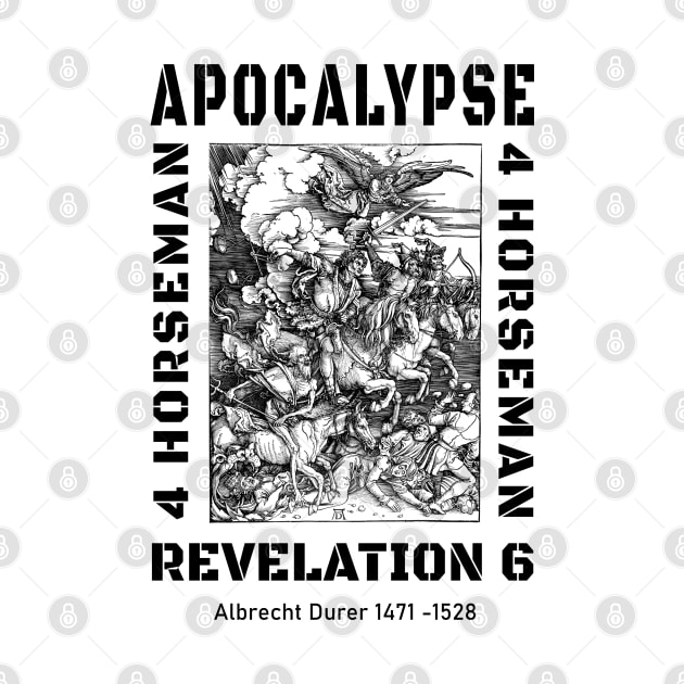 Four Horseman of The Apocalypse Revelation 6 by The Witness