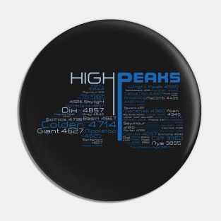 Adirondack High Peaks 46er version 4 Pin