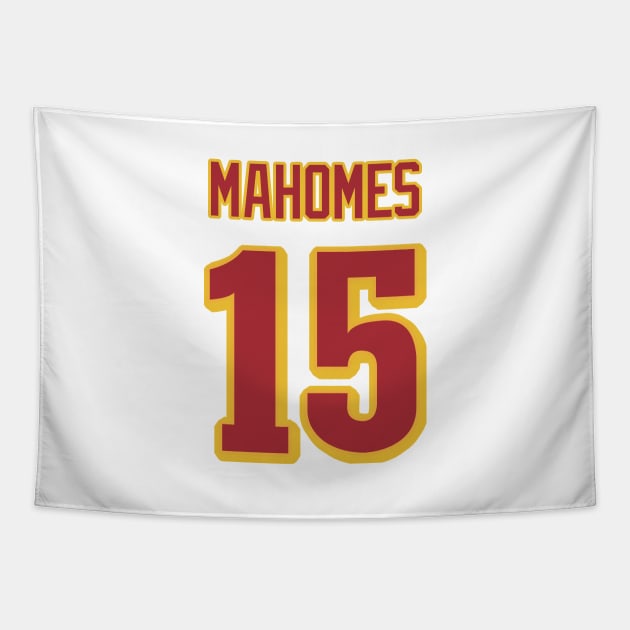 Patrick Mahomes Splatter Tapestry by Cabello's