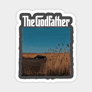 The Godfather Illustration with title / take the cannoli! Magnet