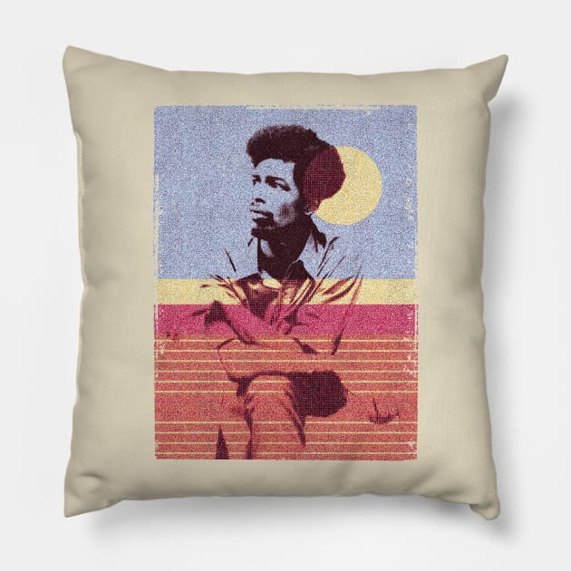 Gil Scott Heron Pillow by HAPPY TRIP PRESS