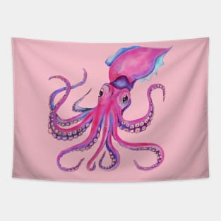 Kraken Octopus Purple Design Tapestry