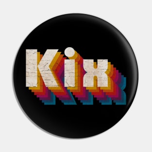 retro vintage Kix Pin