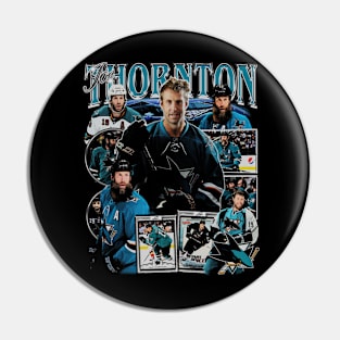 Joe Thornton Vintage Bootleg Pin