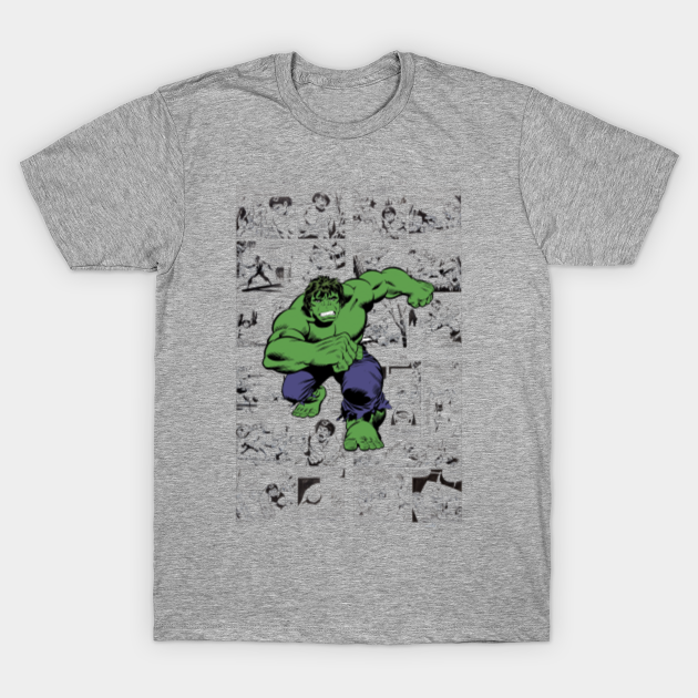 Incredible Hulk Comic Hulk T Shirt Teepublic De