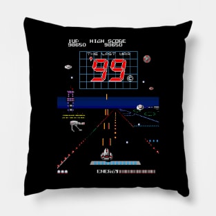 Mod.1 Arcade The Last War 99 Space Invader Video Game Pillow