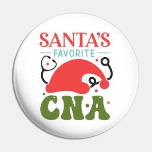 Santa's Favorite CNA Pin