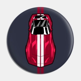 Red Chevy Corvette C3 Pin